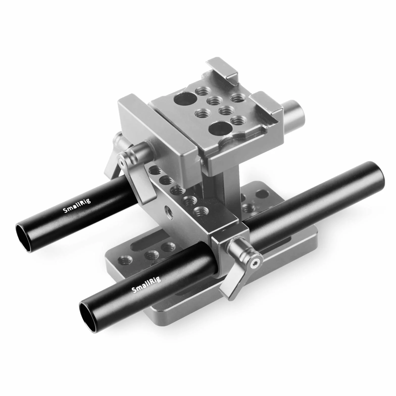 SMALLRIG 2 szt.Czarny pręt ze stopu aluminium 15mm - 15cm 6 cali - 1050