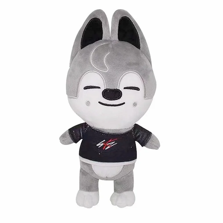 Stray-Kids SKZOOO urocza pluszowa zabawka anime, 20 CM, kreatywna miękka wypchana kreskówkowa pluszowa zabawka, prezent dla dzieci i fanów (Wolf Chan)