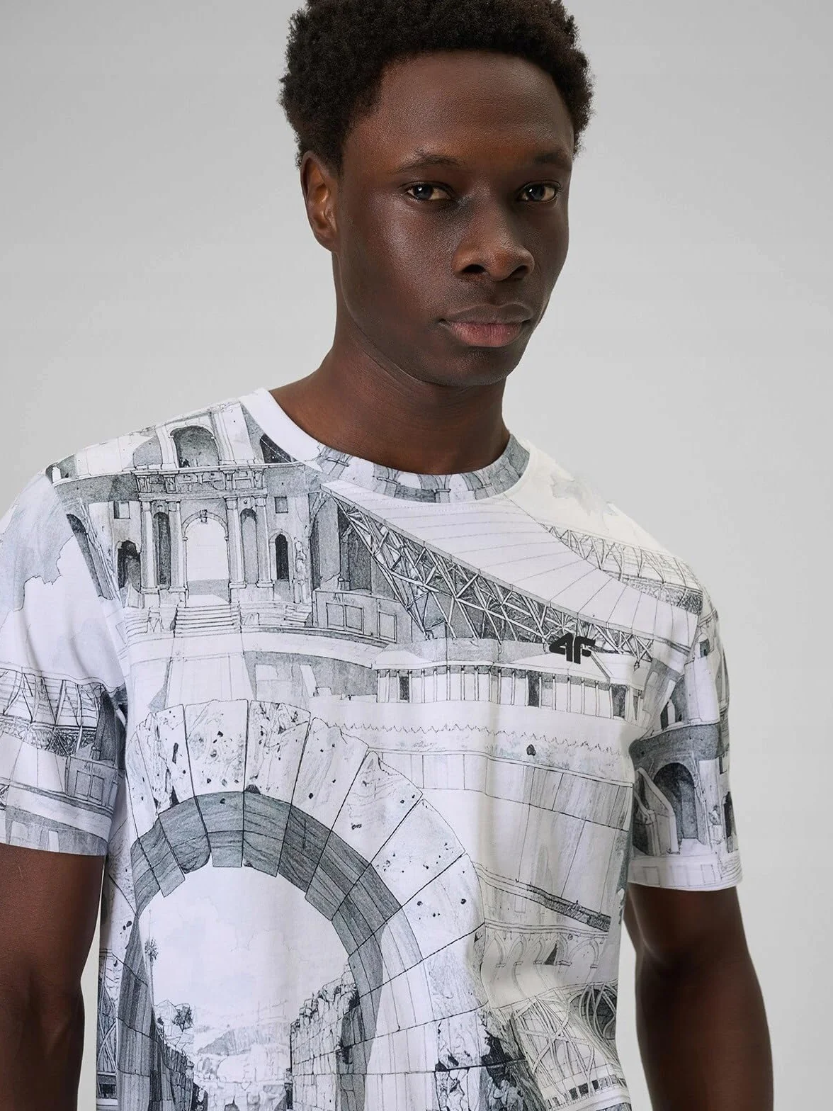 KOSZULKA MĘSKA TSHIRT 4F BAWEŁNA SUPER MATERIAŁ
