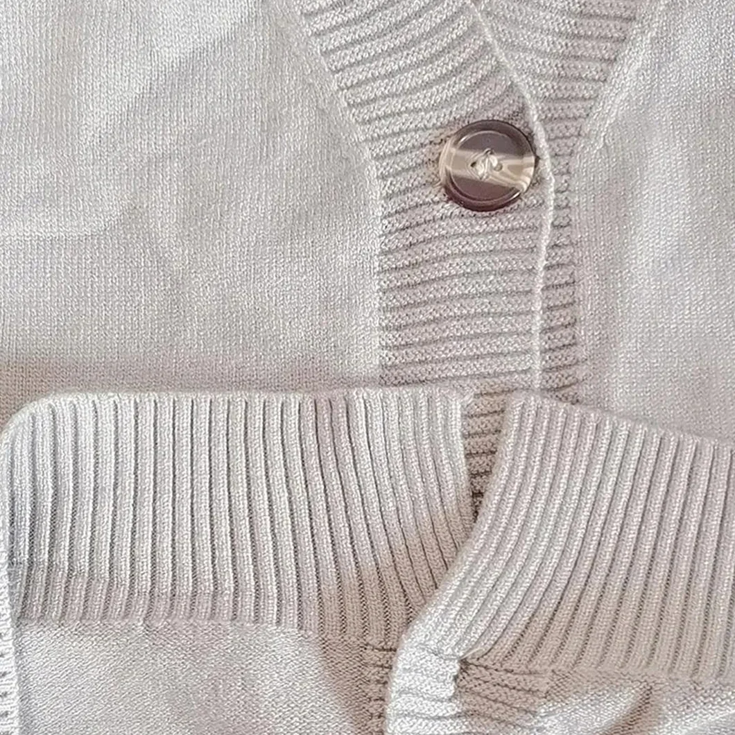 Ownwfeat Damski sweter bez rękawów z dzianinową krótką kamizelką