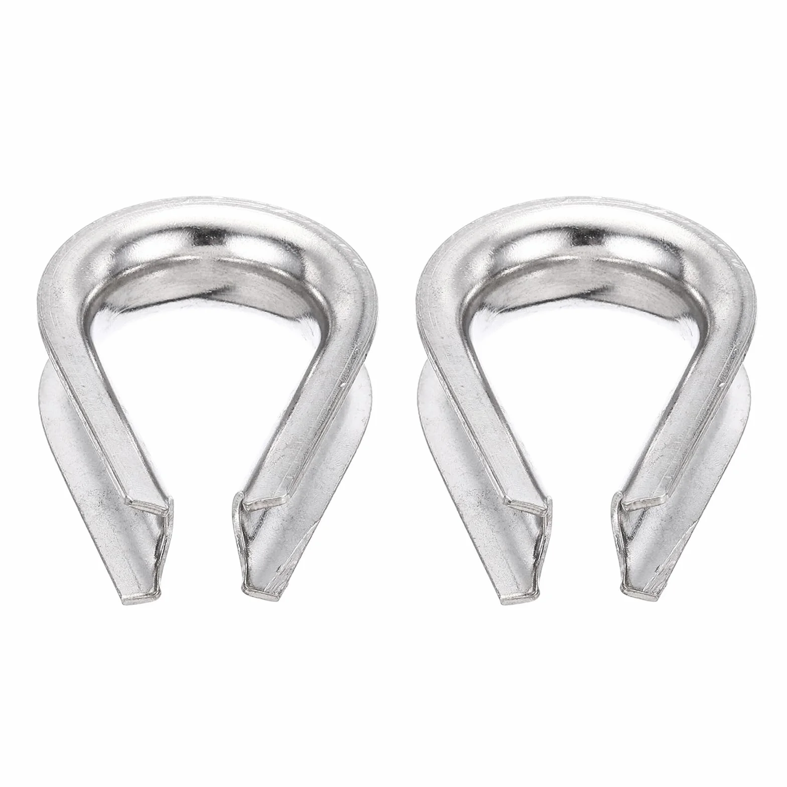 QUARKZMAN Lina do linek 1/2" (12 mm) średnica M12 linka stalowa ze stali nierdzewnej do holowania, 2 sztuki w opakowaniu