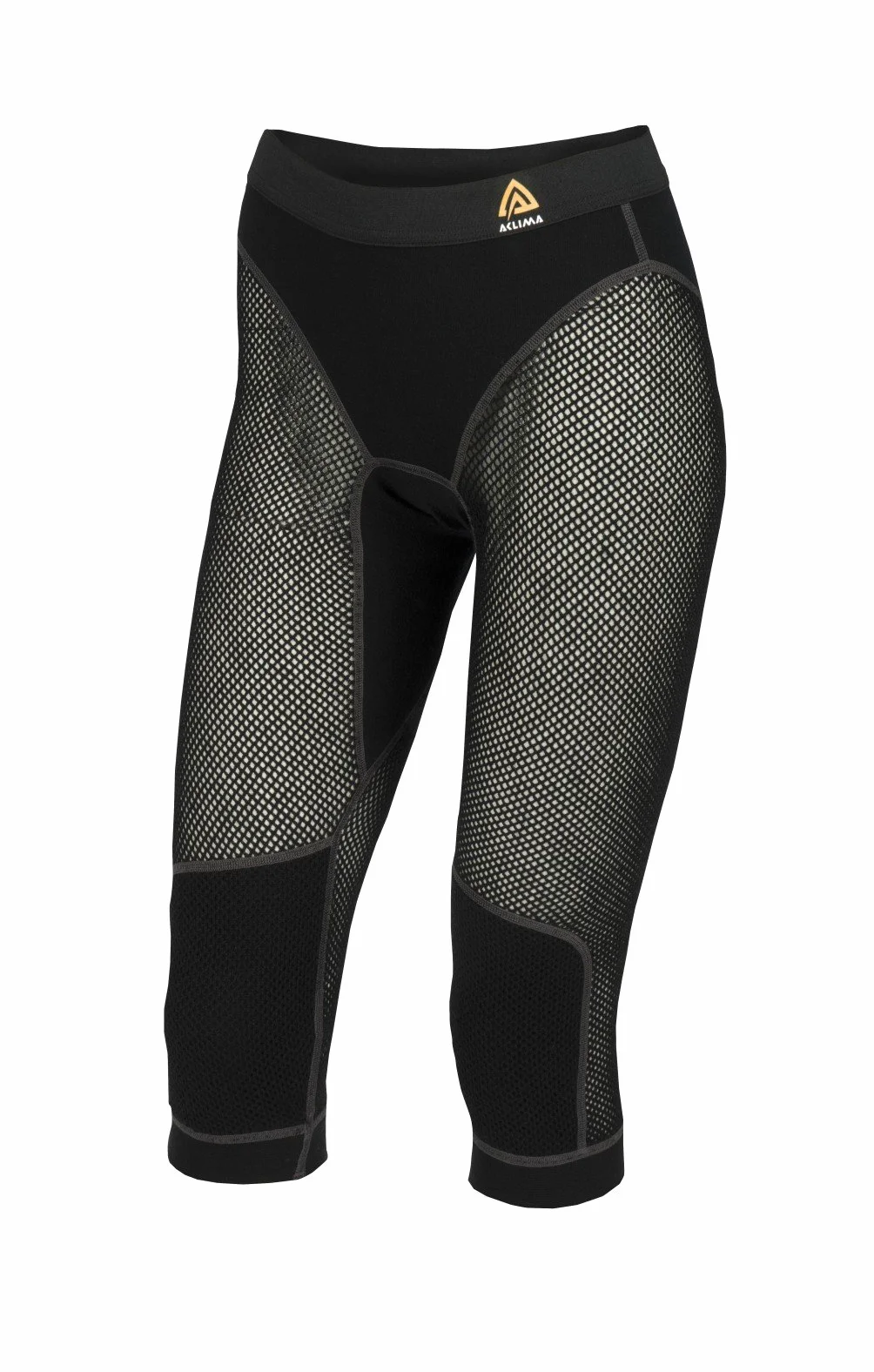 Aclima WoolNet 3/4 damskie majtki Jet Black 2020 bielizna