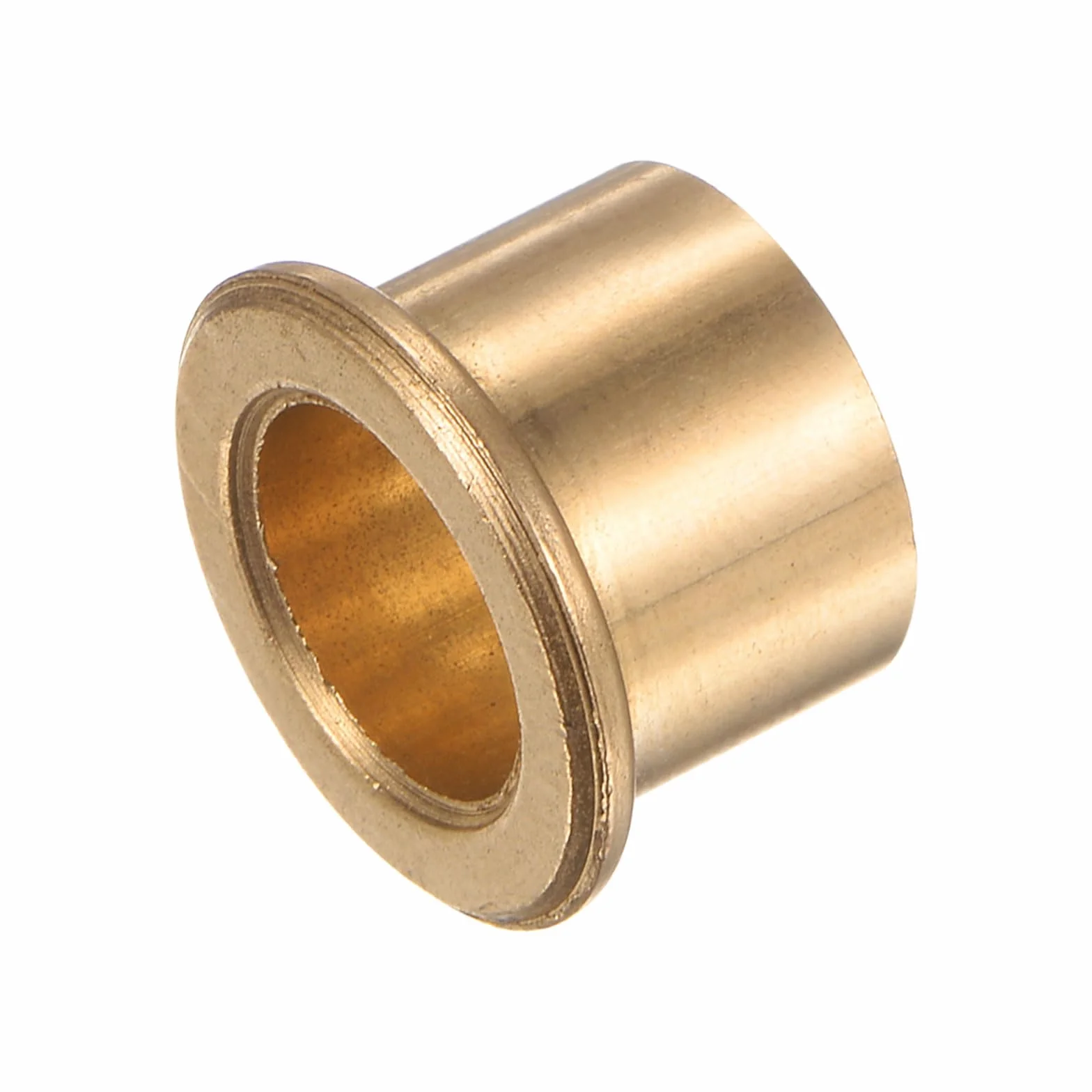 QUARKZMAN 2 szt. tuleja łożyska kołnierzowego 12 mm otwór 16 mm AD 12 mm długość 2 mm kołnierz grubość brązu tuleja samosmarujące tuleje ślizgowe tuleja do instalacji przemysłowych