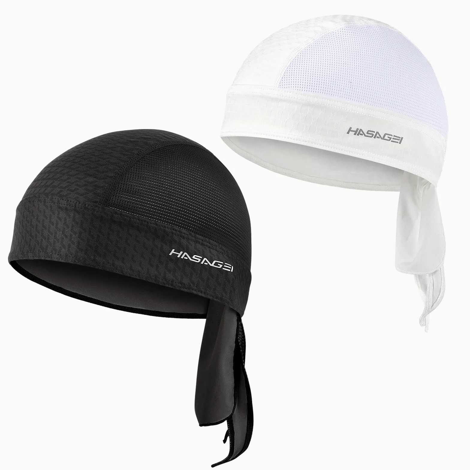 HASAGEI Bandana Cap męska i damska, chusta na głowę, bandana, czapka rowerowa, elastyczna, oddychająca, odprowadzająca pot, szybkoschnąca, sportowa, nakrycie głowy na lato