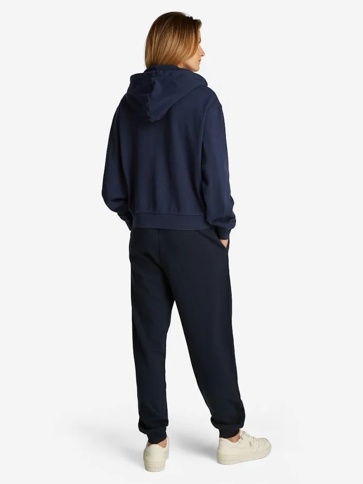 Tommy Hilfiger Bluza z kapturem REG SCRIPT WW0WW44632 Kobiety Reg Script Zip Hoodie Ww0ww44632
