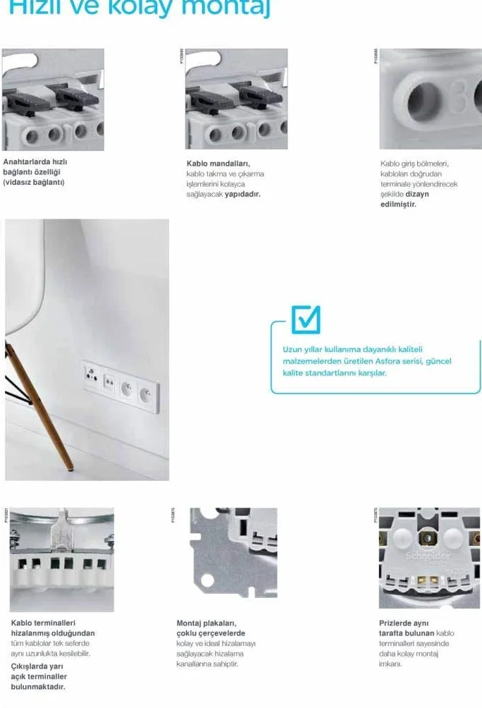Schneider Electric eph0400121 Przełącznik Biały