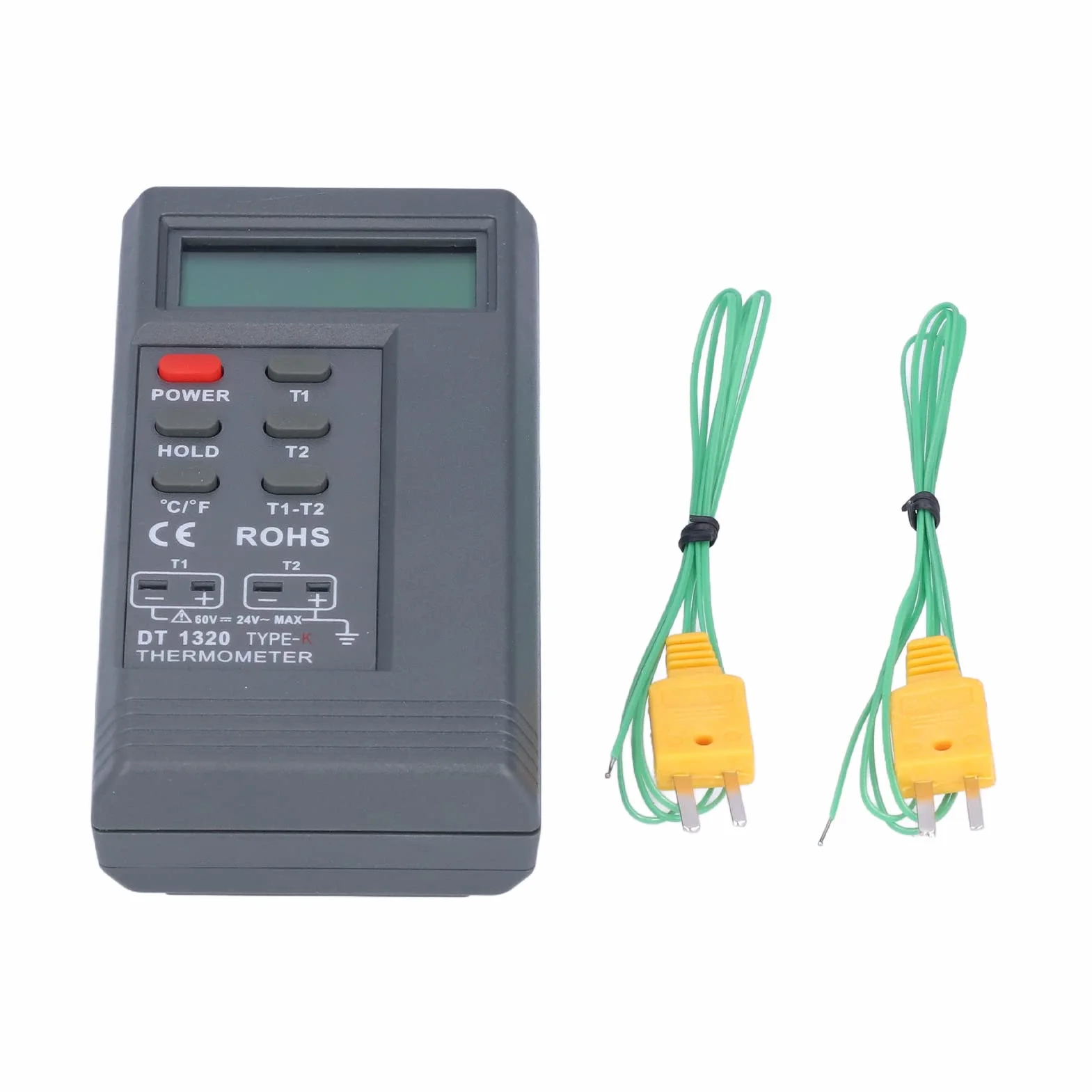 DT‑1320 Cyfrowy Termometr Miernik Temperatury Typu K Wyświetlacz LCD Termopara z Sondą Temperatury do Przemysłowego Pomiaru Temperatury