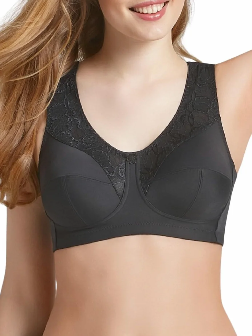 Anita Damski biustonosz Comfort Entlastungs-bh MicroEnergen, Czarny, 95D