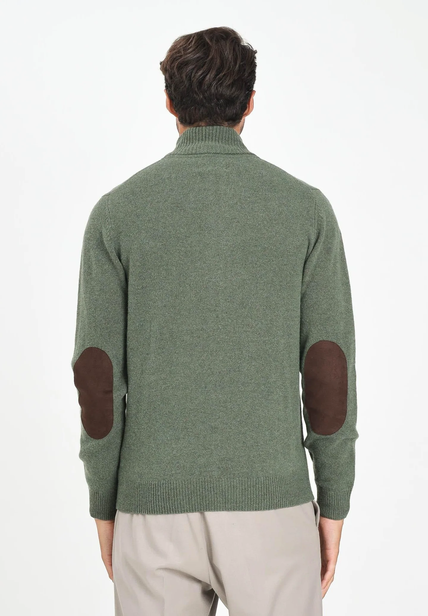 Barbour Patch Zip Through Knitted Jumper, kamizelka męska