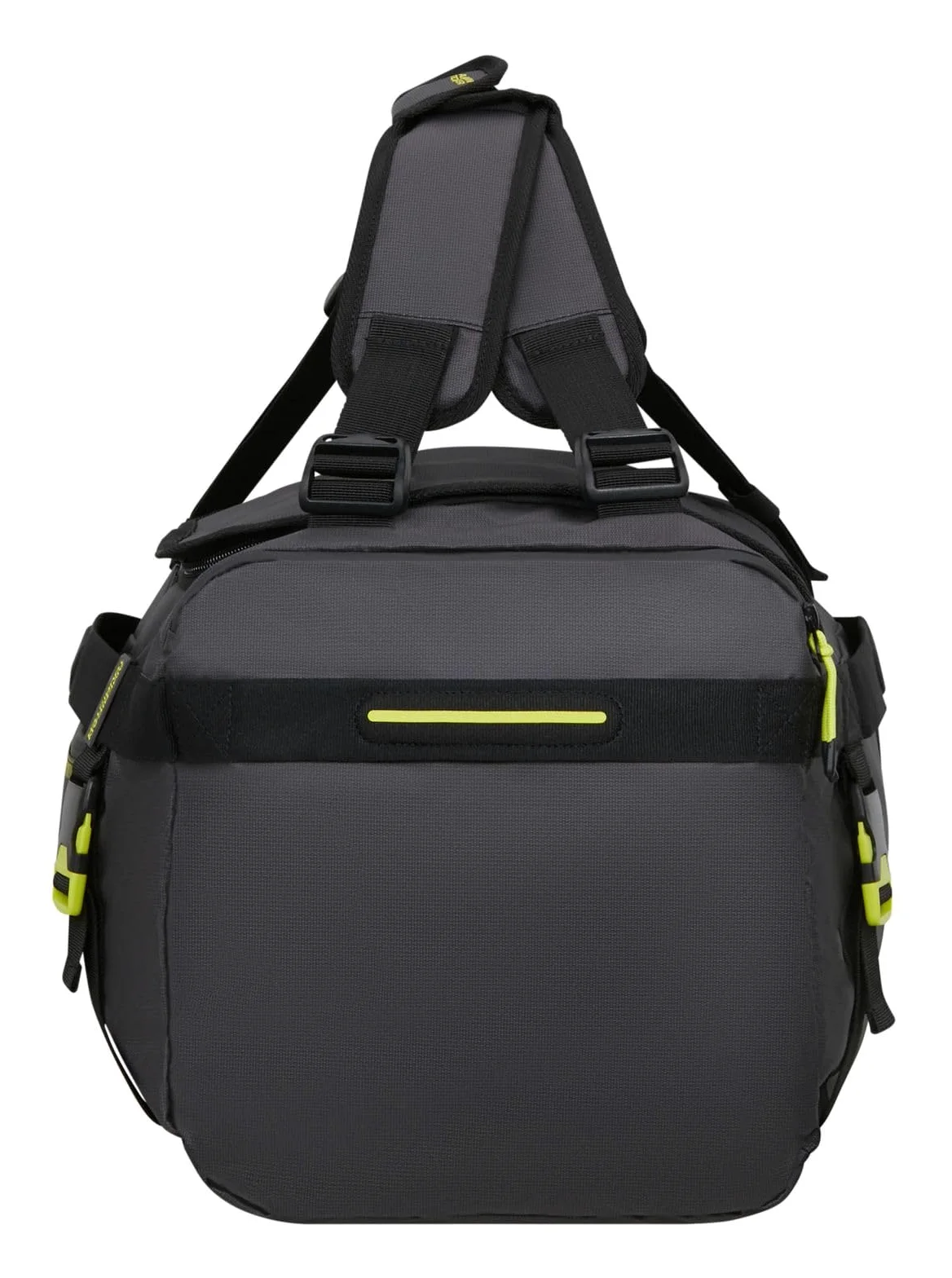 American Tourister Torba podróżna plecak Urban Track Duffle/Backpack Coated 60L Black/Lime czarny