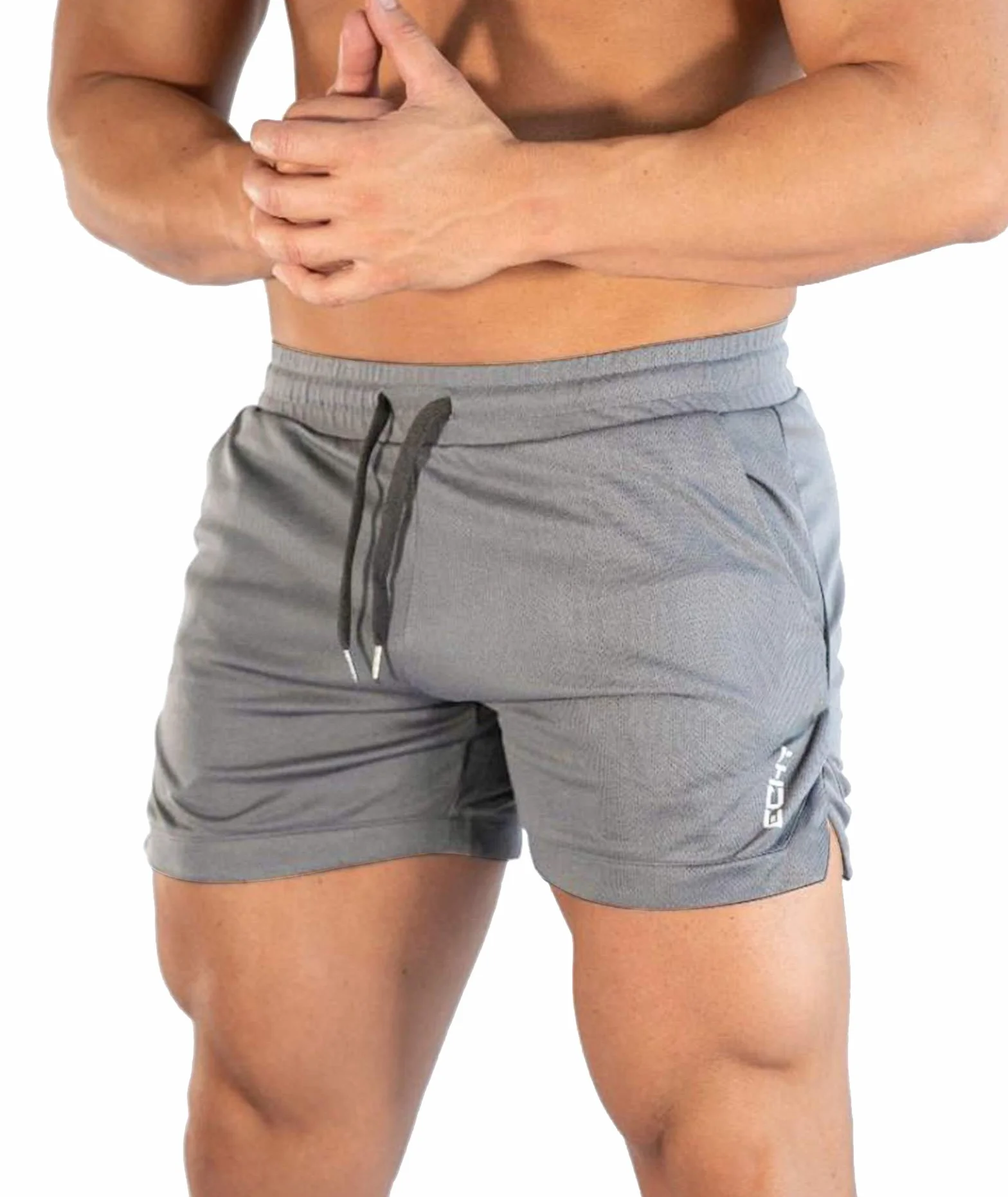 Superora Męskie sportowe spodenki do biegania 2 w 1, oddychające, outdoorowe, treningowe szorty z kieszeniami