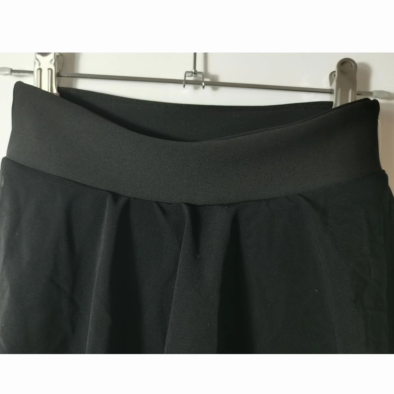 Łyżwiarstwo figurowe czarne legginsy treningowe dziewczęce