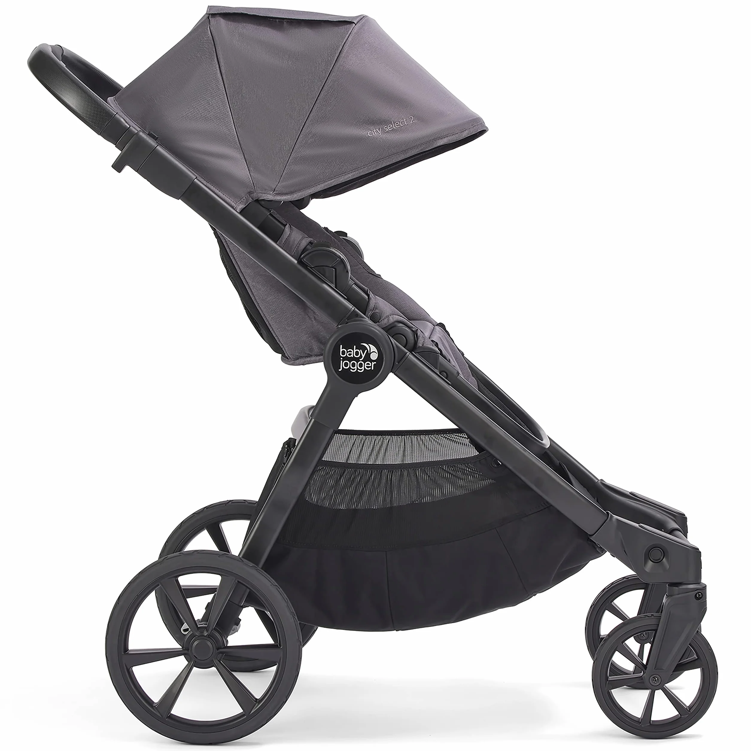 Baby Jogger City Select 2 modułowy wózek dla rodzeństwa, bliźniaków | lekki i kompaktowy wózek dziecięcy kombi | 28 kombinacji | Radiant Slate