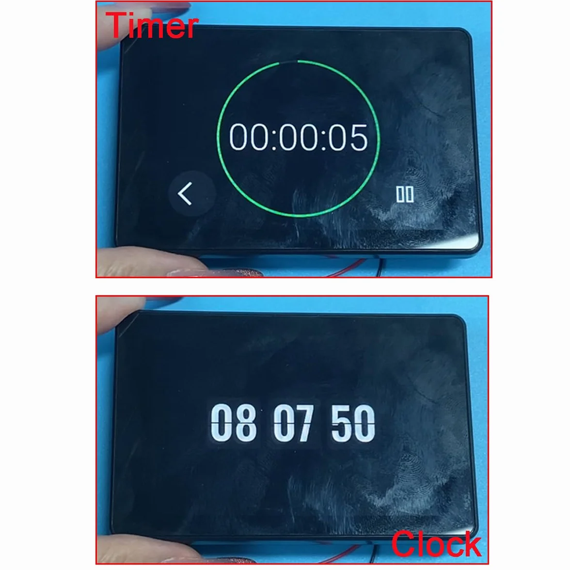 DIYmalls 3.5" ESP32-S3 IPS pojemnościowy ekran dotykowy JC3248W535C moduł TFT LCD 320x480 obsługa odtwarzania muzyki wideo zegar pogoda