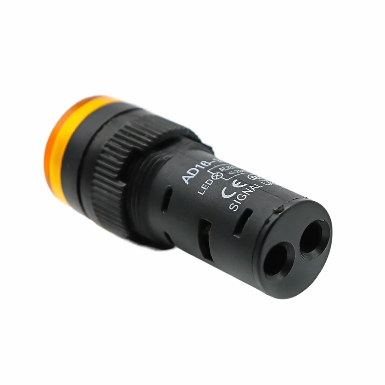16MM Lampka LED do montażu panelowego sygnał pilota wskaźnik mocy 12 V 24 V 110 V 220 V 380 V Czerwony Zielony Żółty Niebieski Biały LED (Kolor: Zielony, Rozmiar: 12 V)