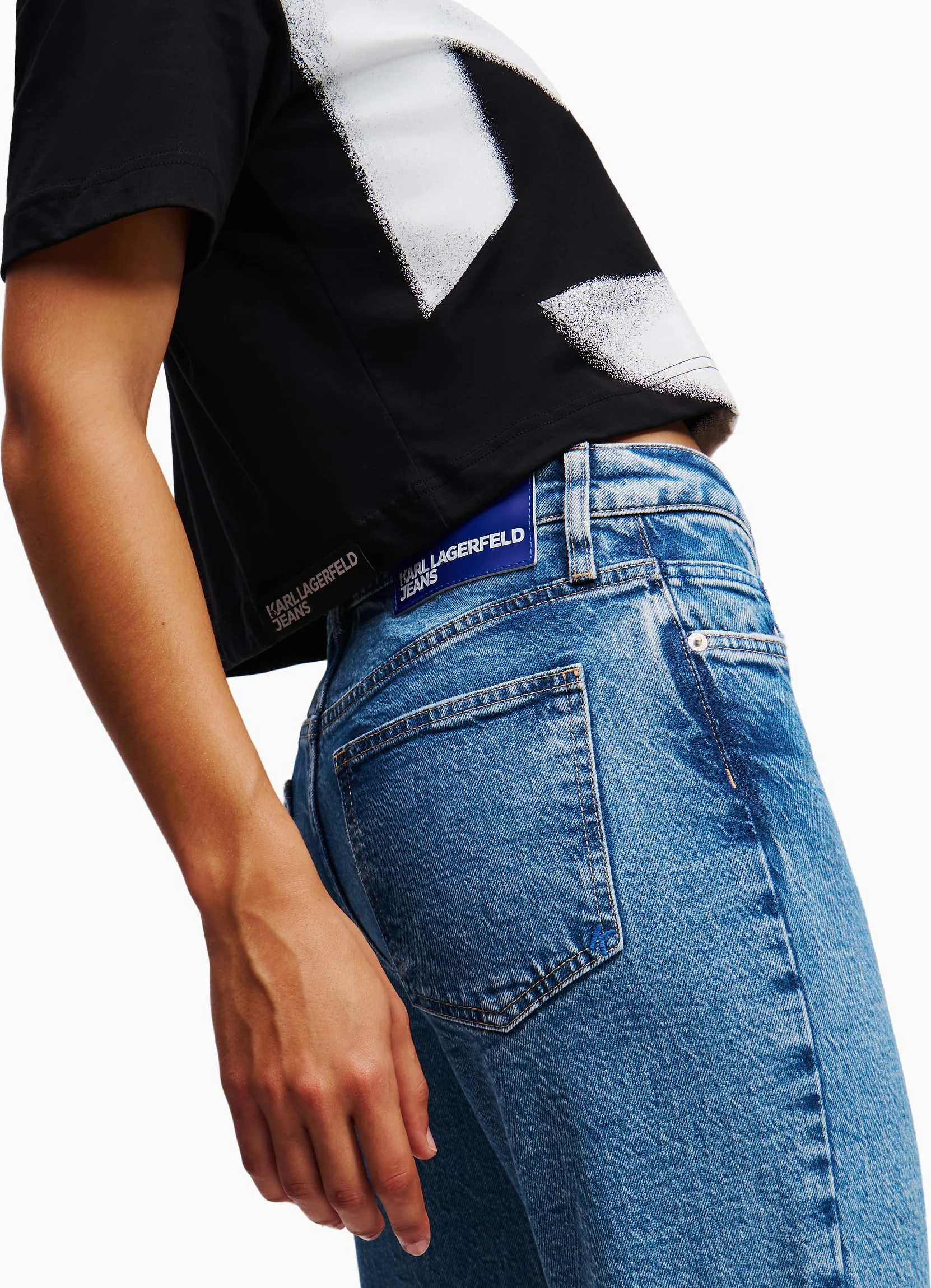 Karl Lagerfeld Jeans, Damskie, Mom Denim, Mom Fit