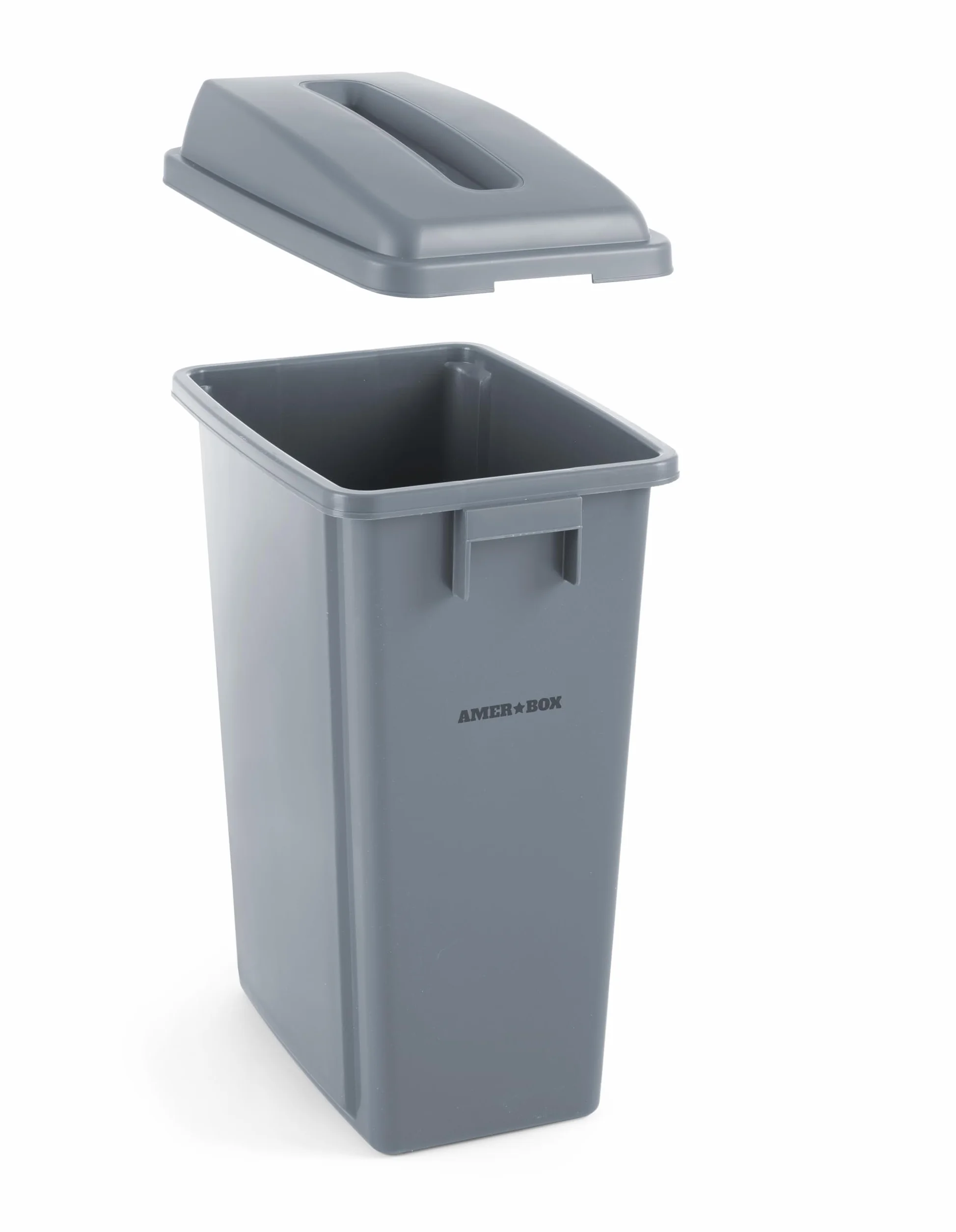Fine Dine 691137 prostokątny pojemnik na odpady, pojemność 60 l, 660 mm x 470 mm x 670 mm