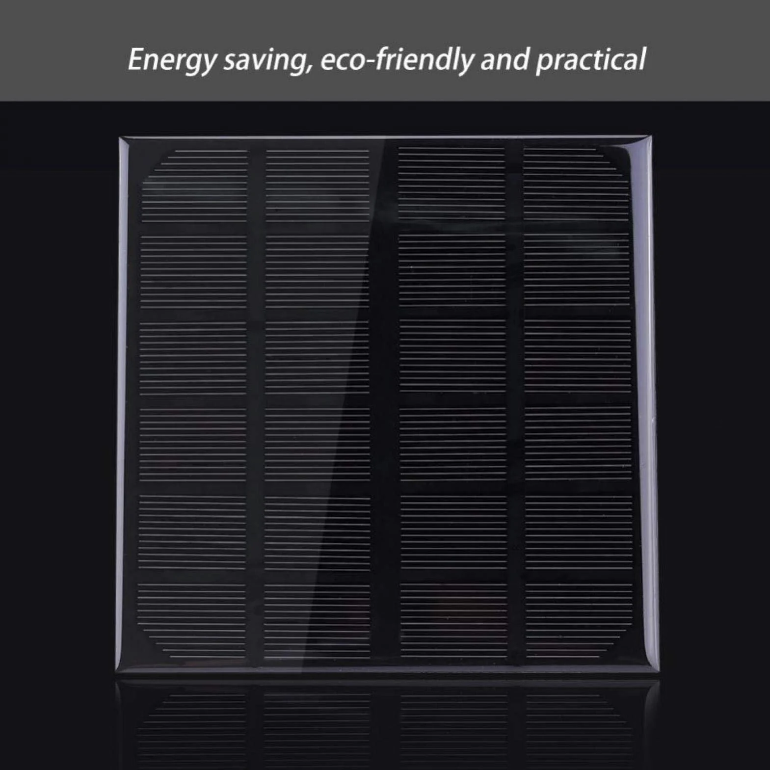 CHICIRIS Panel słoneczny, wyjście DC 3 W, 6 V, wysokowydajny moduł solarny 5,7 x 15,7 cala, do lampy kempingowej, latarni ulicznej