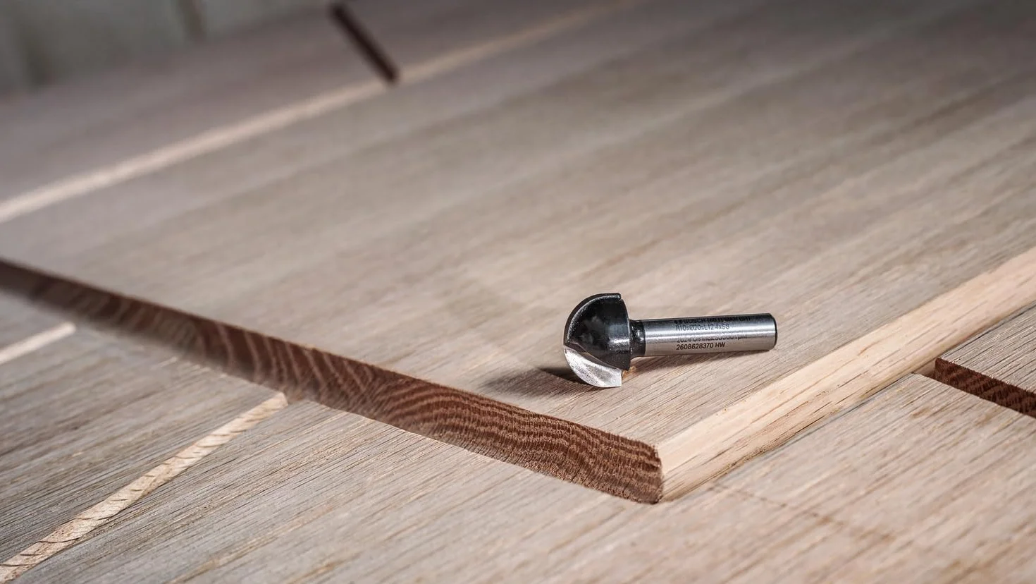 Bosch 1x Frez PRO promieniowy wypukły (do Miękkie drewno, Twarde drewno, Ø 12 mm, Professional Akcesoria Frez ręczny, Frez krawędziowy)