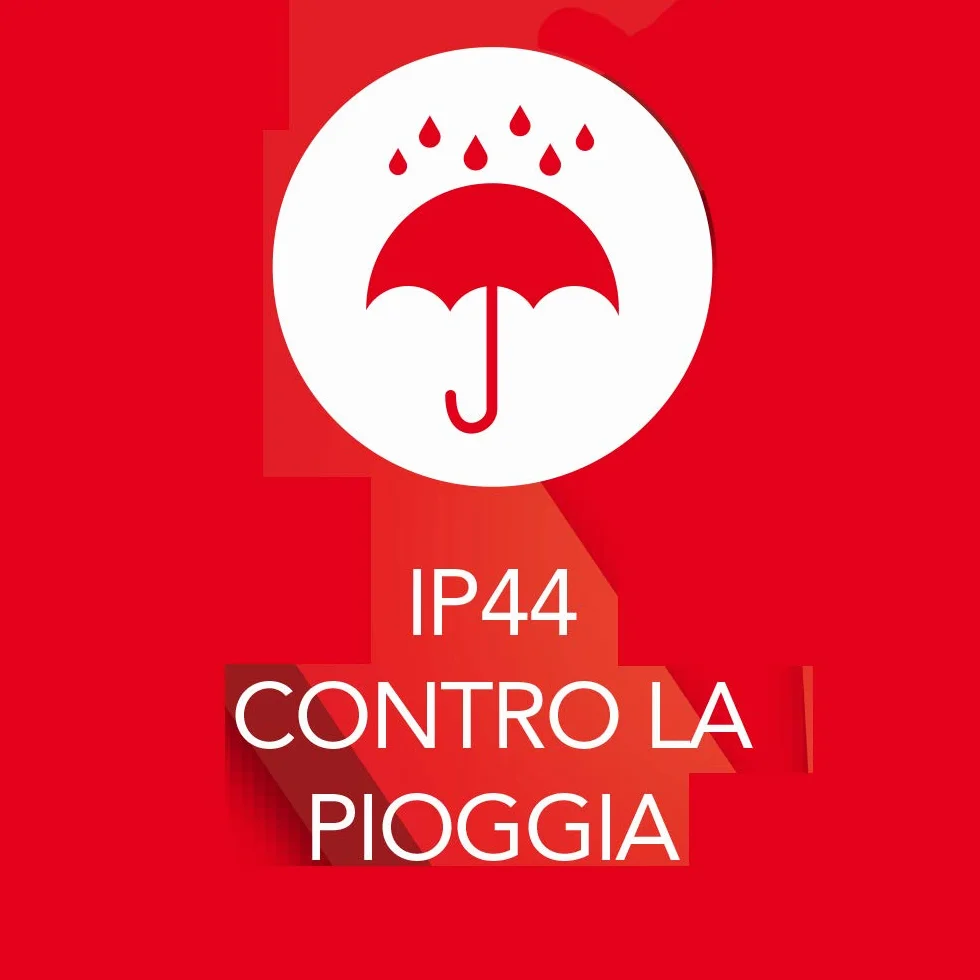 Poly Pool PP2601 wodoodporna powłoka do wtyczki ochronnej - IP44 gniazdo zewnętrzne z haczykiem - czerwone