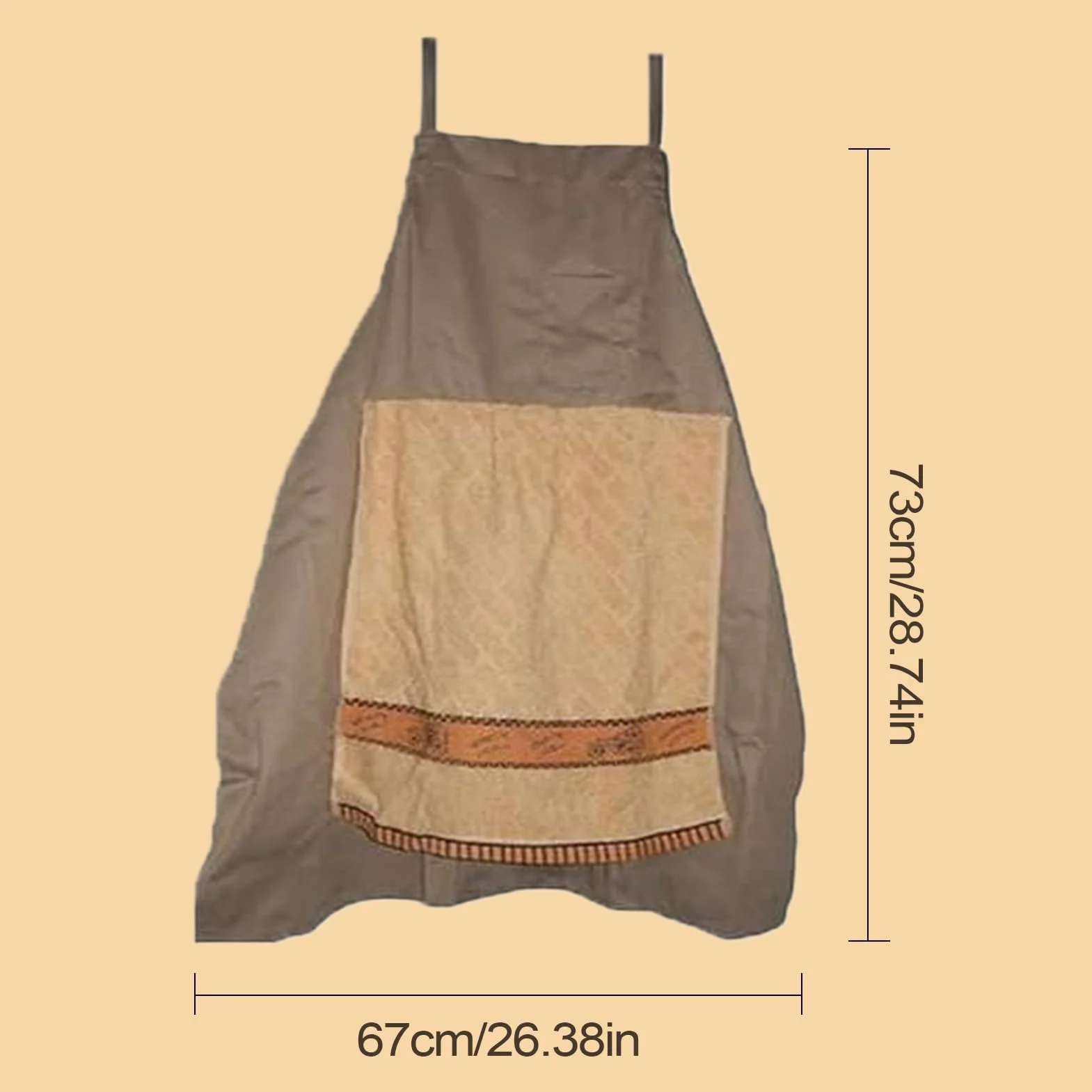 Prank Apron, zabawny kostium szefa kuchni z ręcznikiem do prania, nowość do prania, do grilla, pieczenia, warsztatu, ceramiki, studia artystycznego, cateringu, kuchni i upominków kuchennych
