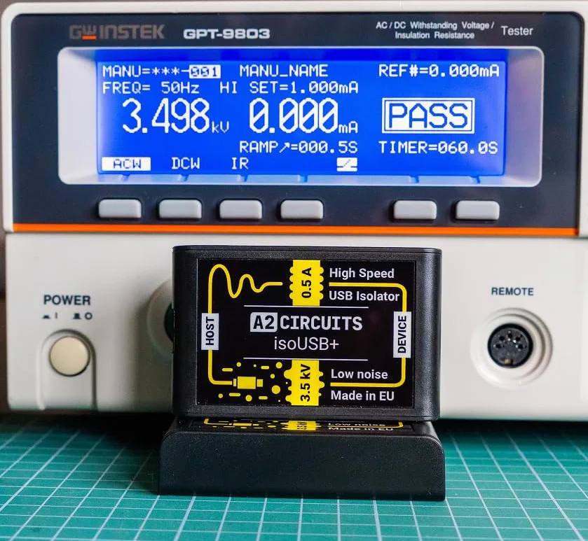USB Isolator High Speed 480M | isoUSB+ v2 | 500 mA 3750 V | Made in EU