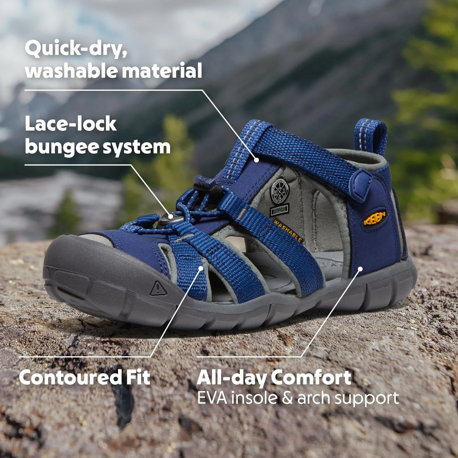 KEEN Sandały dziecięce Seacamp Ii CNX 31 EU