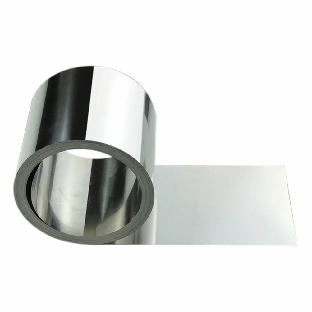 Taśma Ze Stali Nierdzewnej, Grubość 0,01 Mm ~ 0,1 Mm Blacha Stalowa 304 Cienka Blacha Stalowa/Folia Odporna Na Korozję, 1 Szt. (Color : 0.05mmx100mmx1m)