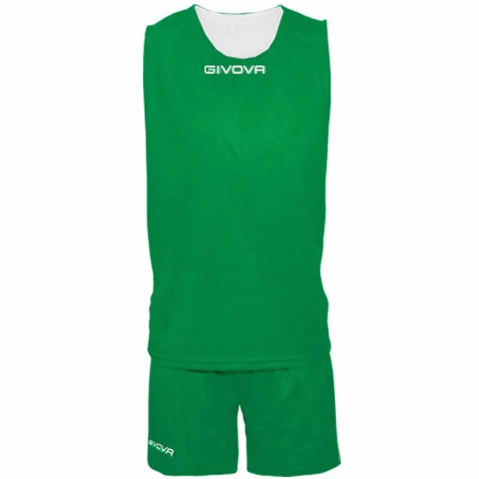 Givova, zestaw double, zielony/biały, XL