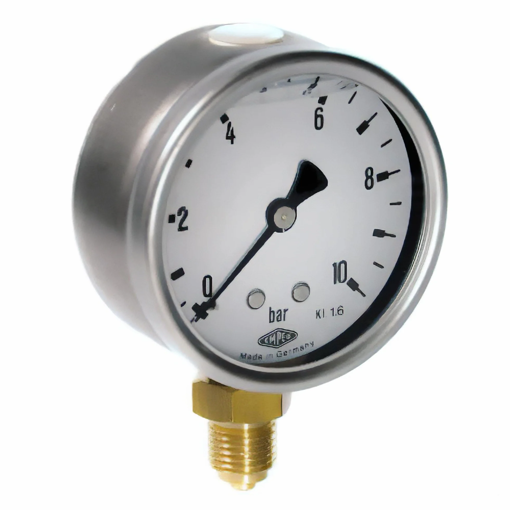 Manometr, NG63, 0-1bar, G1/4" wypełniony gliceryną