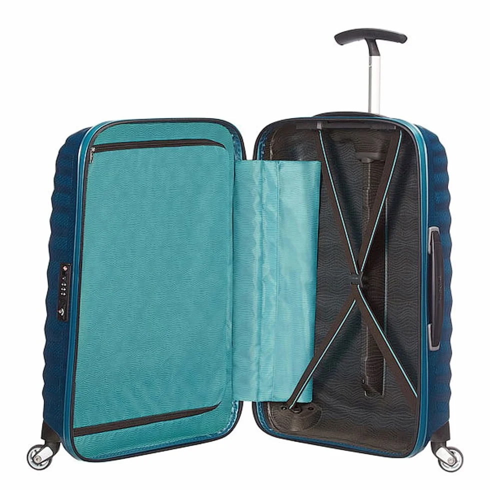 Samsonite Lite -Shock - Spinner S walizka, 55 cm, 36 L, niebieski (benzynowy niebieski)