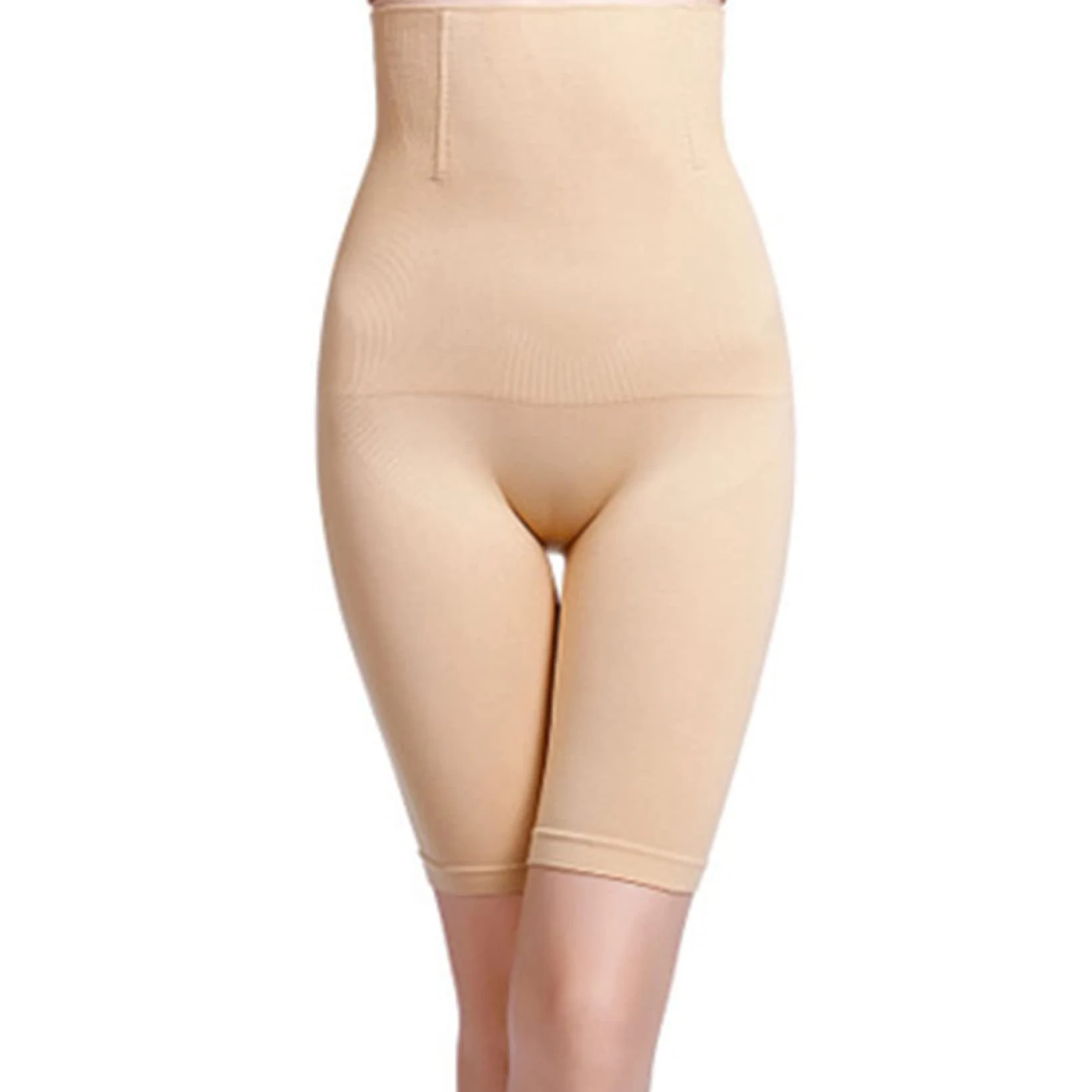 HLTYGWX Damskie legginsy udowe, krótkie spodenki z wysokim stanem, wyszczuplają brzuch, rajstopy, średniej wielkości body modelują