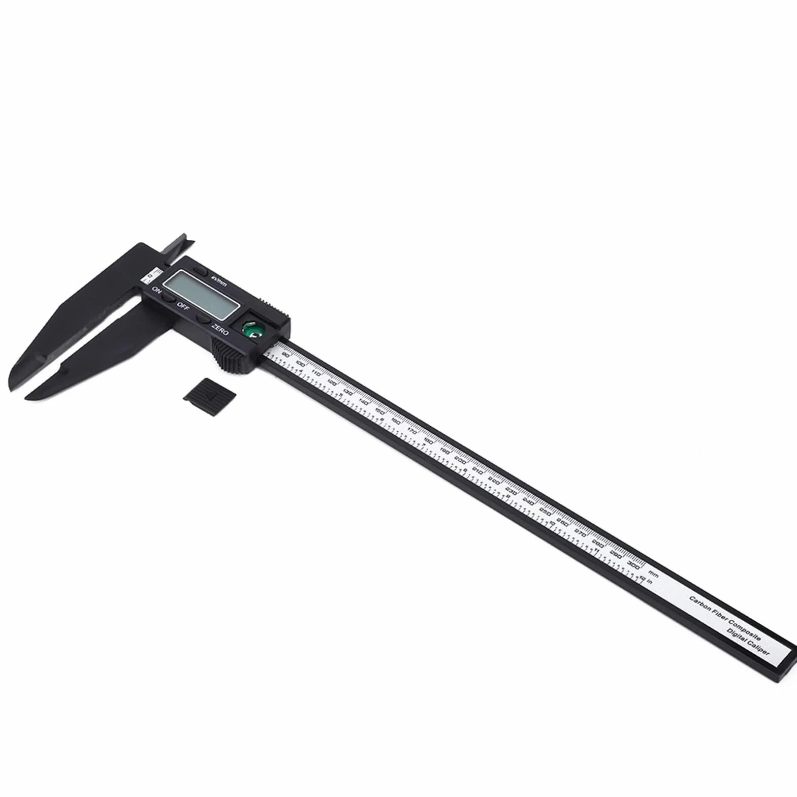150MM 300mm Cyfrowy Elektroniczny, Linijka Węglowa Suwmiarka 150MM Długi Pazur Bateria 150MM z Przyrządem Pomiarowym o Długiej Szczęce (Karbonowy zacisk o długości 300 mm)