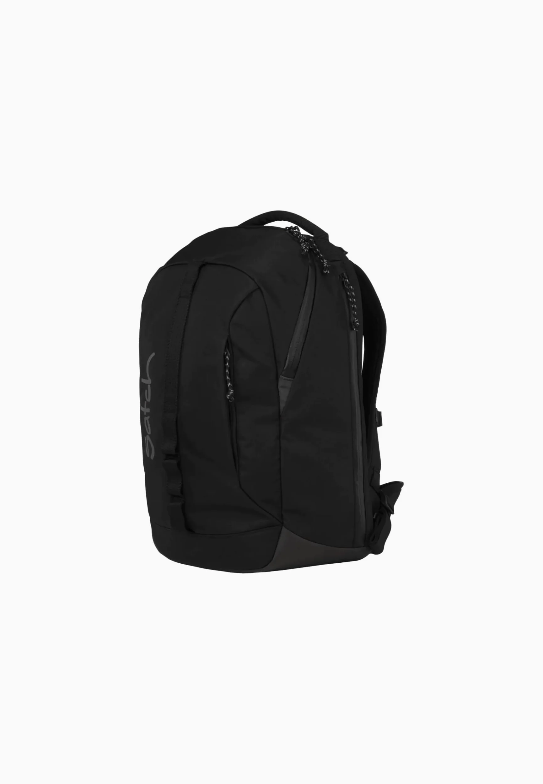 Satch con:next plecak szkolny, ergonomiczny, wodoszczelny, lekki, z kieszenią na laptopa i pudełkiem na zeszyty, Urban Black - czarny, Einheitsgröße, con:next plecak szkolny