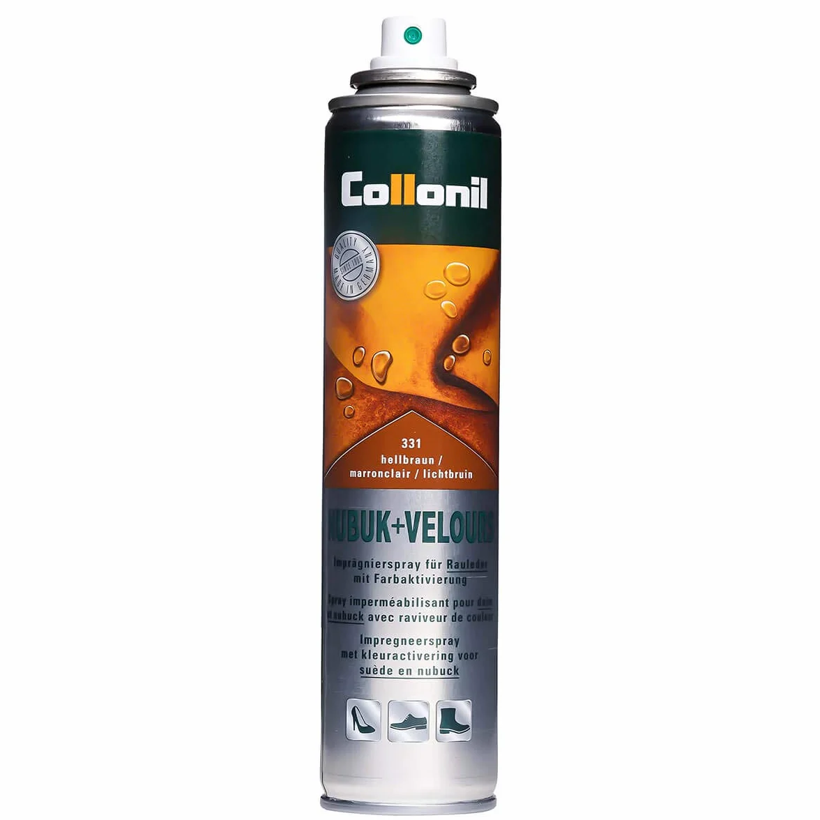 Collonil Nubuk & Velours Spray Pielęgnacyjny 200 ml Jasnobrązowy