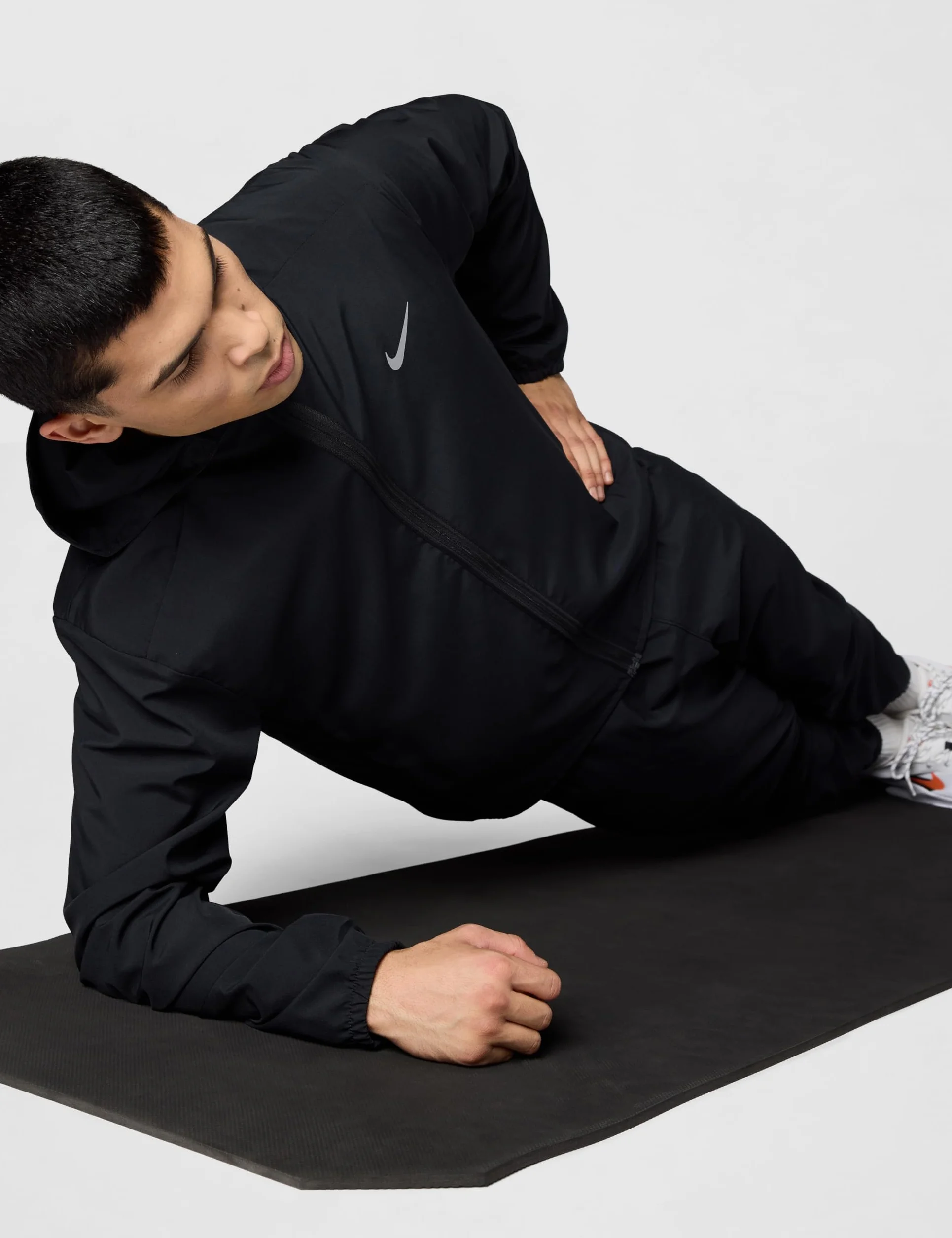 Nike Kurtka M Nk Df Form Hd Jkt Czarny Odblaskowy Silv L