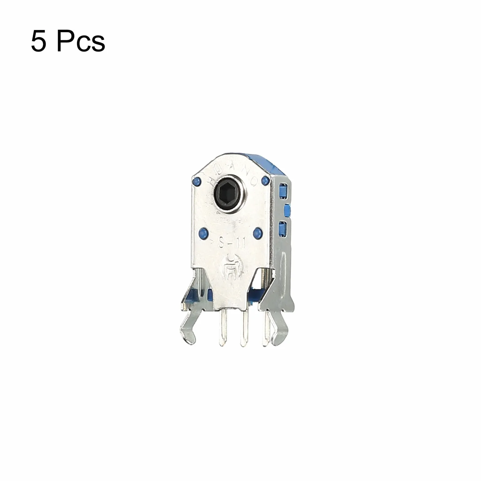 sourcing map Mysz Koło Enkoder 11mm 300W Czas Dokładny Dekoder Obrotowy Mysz Przewijanie Koła Enkoder 5szt
