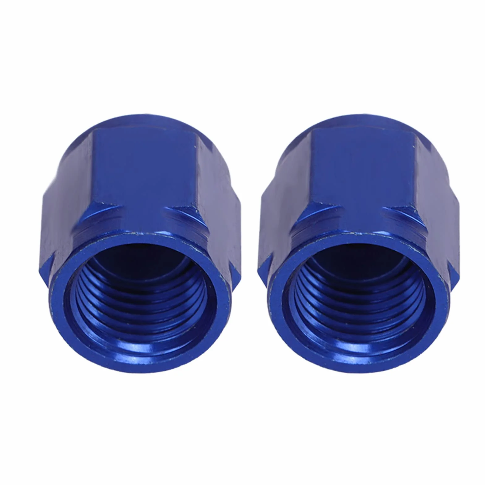 2 Sztuk 4AN żeńskie Zaślepki ze Stopu Aluminium Szczelny Przewód Paliwowy AN4 Złączka Kielichowa Nasadka Blokująca Nakrętka Adapter montaż