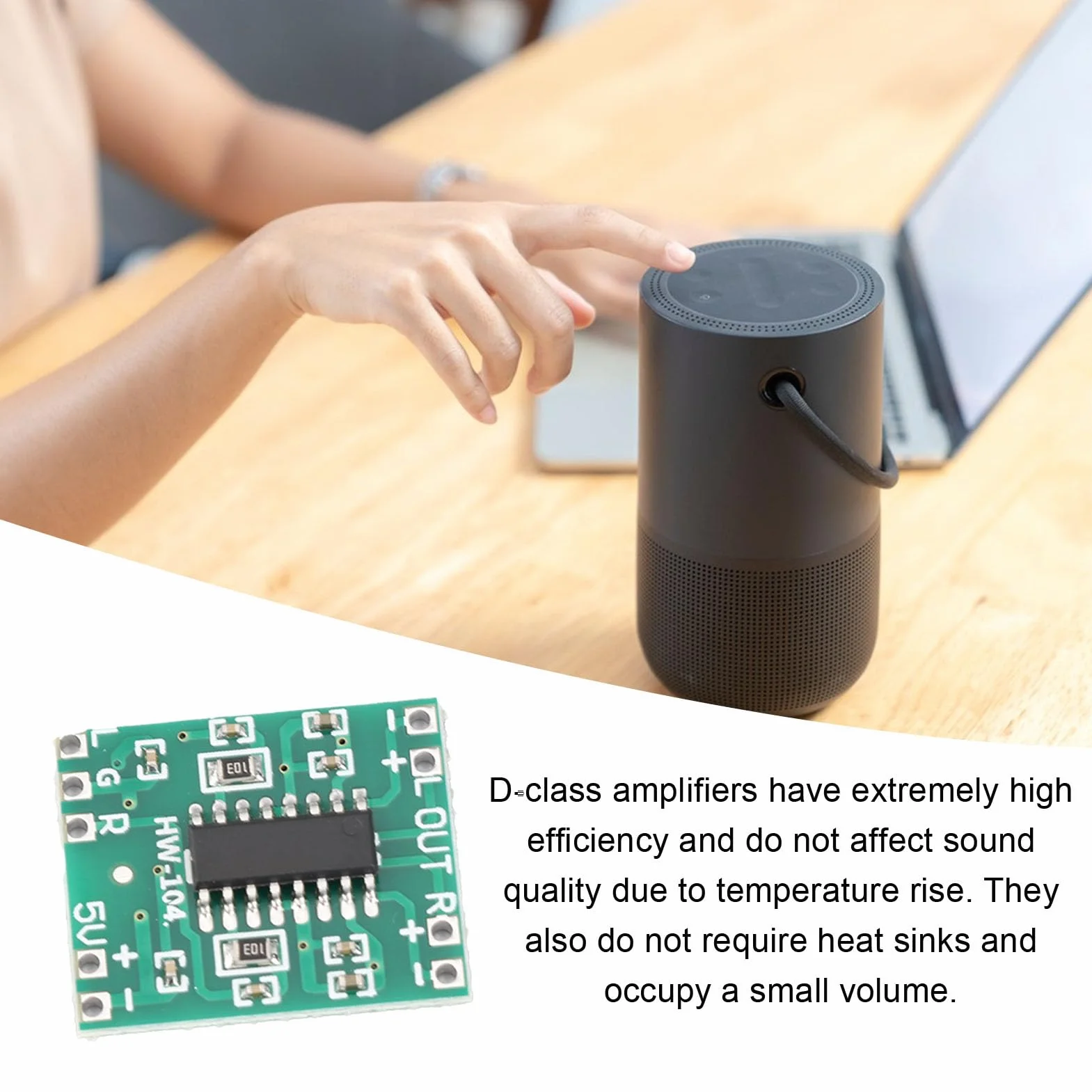 TPA3110 2x15W Płytka wzmacniacza audio Bluetooth Odbiornik audio AMP do głośników