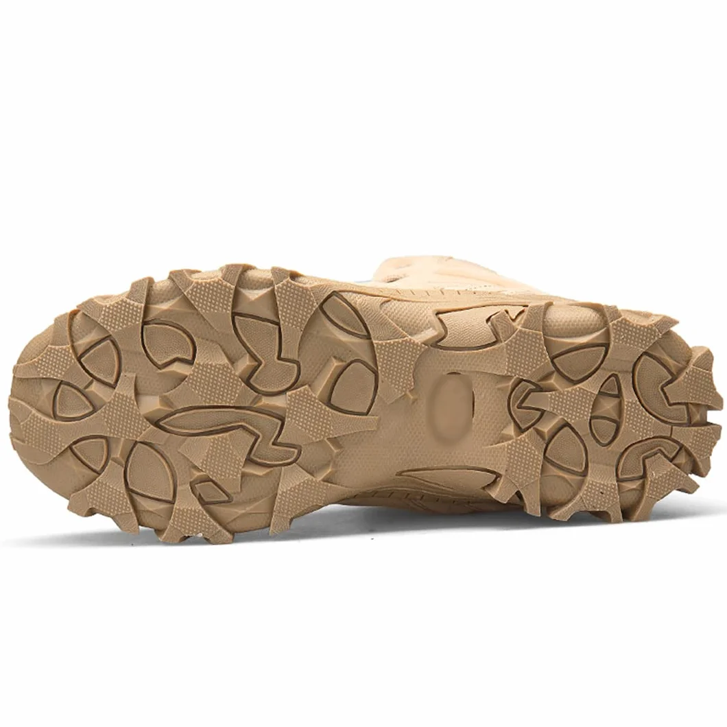 Wojskowe taktyczne męskie buty Rafale Special Force High Cut Army Desert Combat Sandy Color skórzane buty robocze