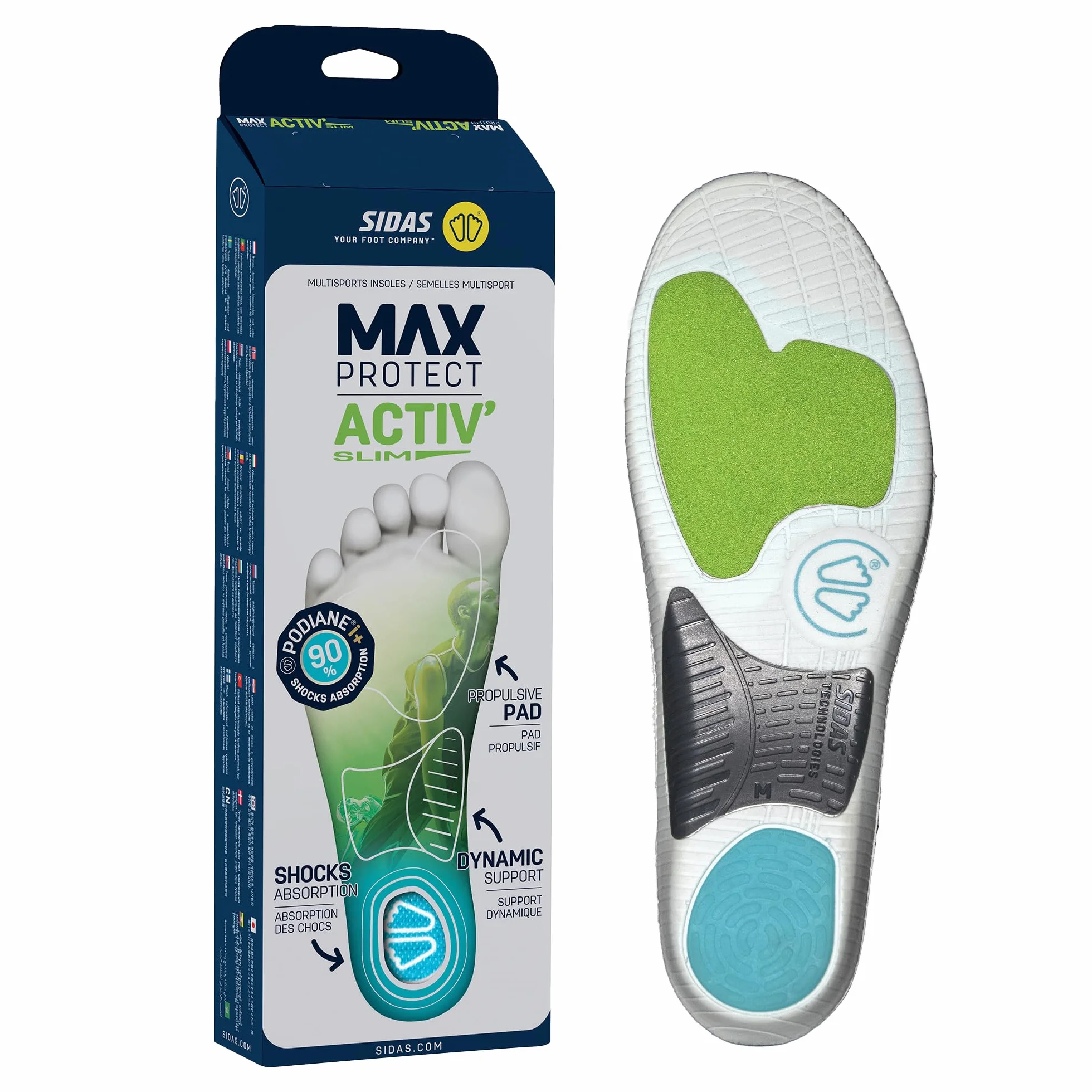 Sidas Max Protect Activ Slim wkładki sportowe
