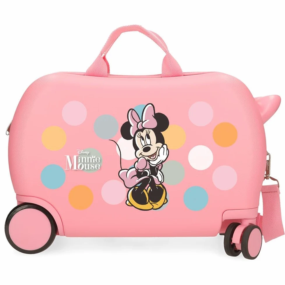 Disney Walizka podręczna dla dzieci z twardą walizką i zamkiem szyfrowym na 4 kółkach jest wykonana z ABS, twardego i lekkiego materiału., Valigia per bambini, Walizka dziecięca