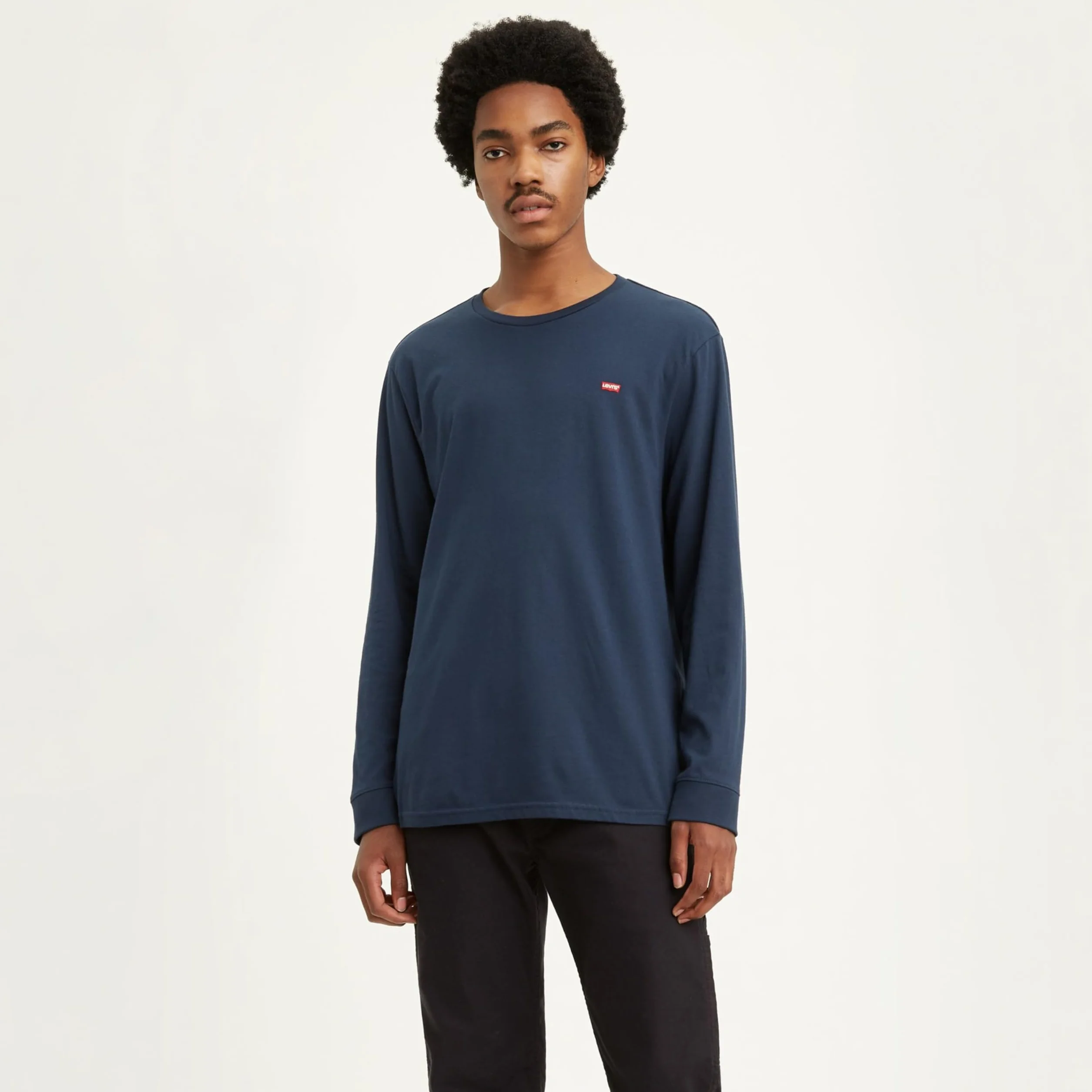 Levi's Mężczyźni Long-Sleeve Original Housemark Tee T-Shirt, Cotton, L