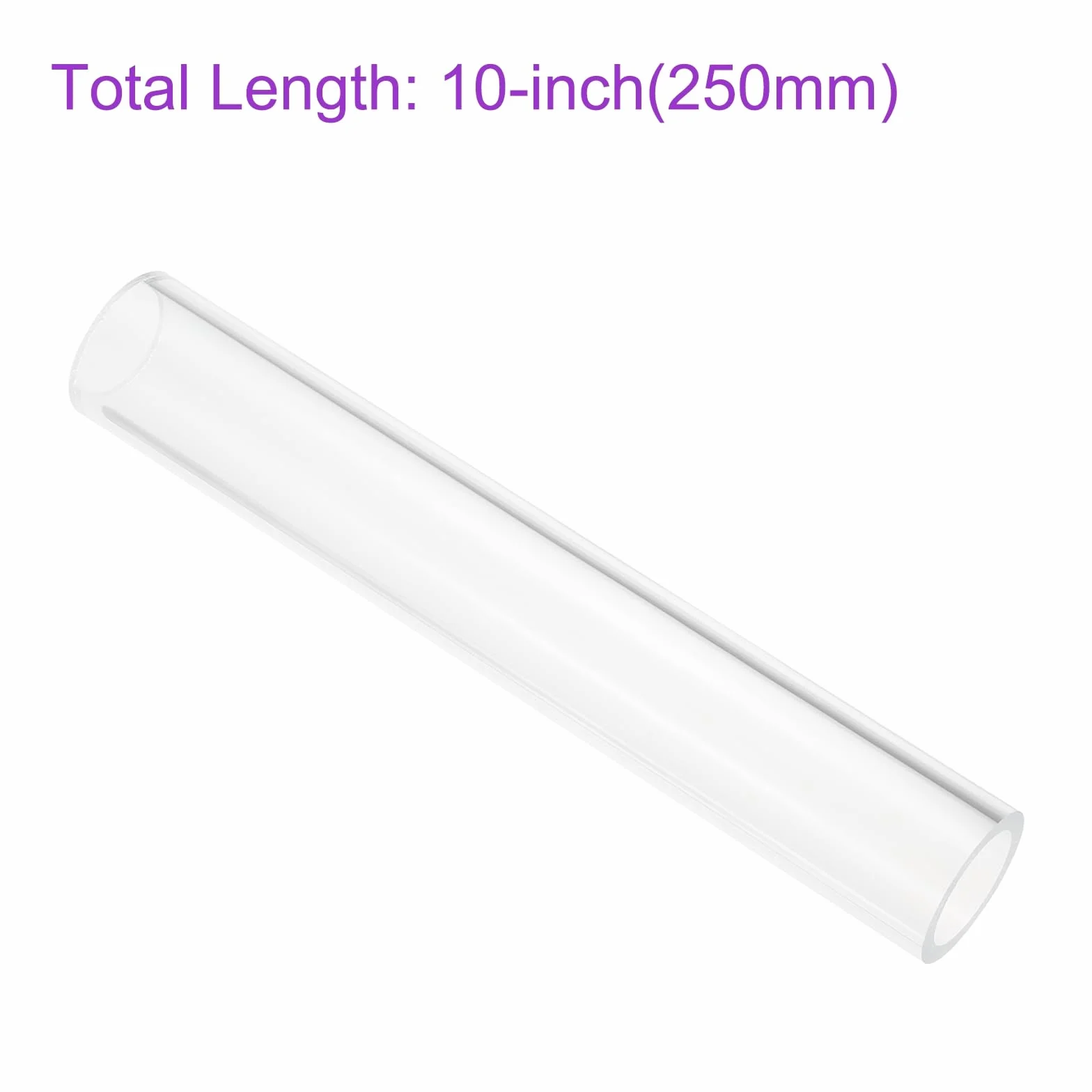 DMiotech 34 mm x 40 mm (3,3 cm x 1 9/40.6 cm) przezroczysta akrylowa rura sztywna plastikowa rurka 25 cm do rury wodnej akwarium, systemu chłodzenia wodą, instalacji wodnej