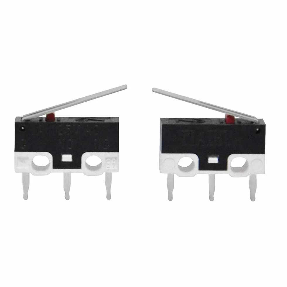 20PACK mikroprzełącznik AC 1A 125V 3Pin SPDT NO + NC dźwignia zawiasowa Momentary Push Button mikro-wyłącznik krańcowy do Arduino