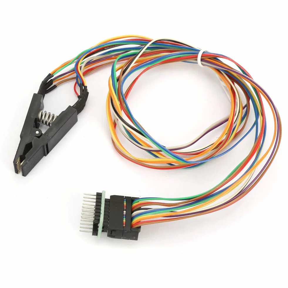 SOP16 do DIP8 klips błyskowy programator klips testowy SOP16 SOIC16 16-pinowy zacisk testowy IC SOP16 do DIP8 klips błyskowy