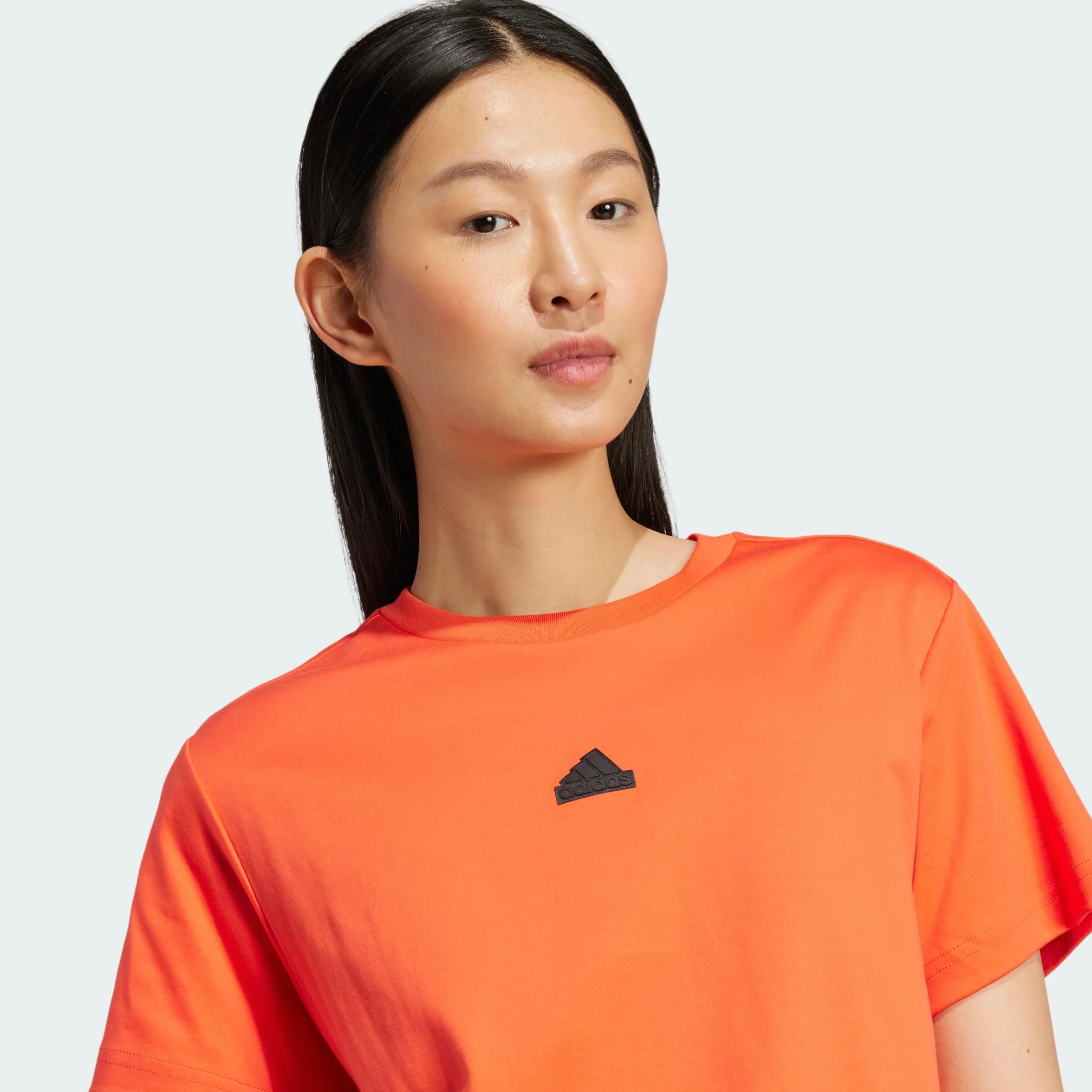 adidas Kobiety SIGNATURE GRAPHIC PRINT T-SHIRT, bright red, S