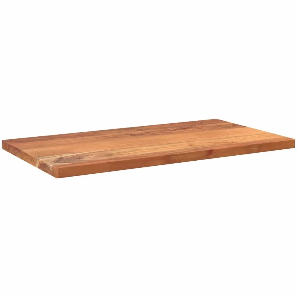 vidaXL Prostokątny blat z litego drewna akacjowego 120x60x2,5 cm - powierzchnia stołu kawowego
