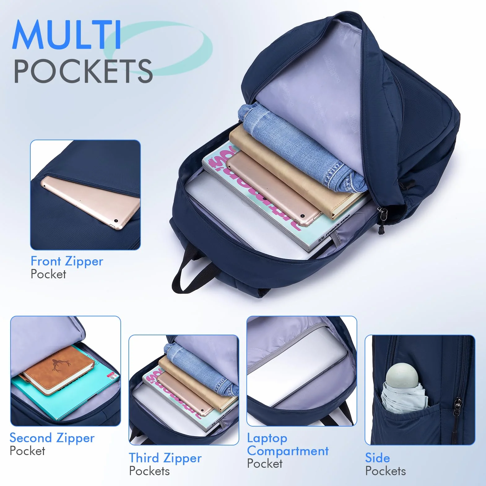 BAGZY Air Tat Plecak Bagaż podręczny 40x30x15 British Airways Plecak Mały plecak plecak 40 30 30 15 Bag Wodoodporny kabin Niebieski