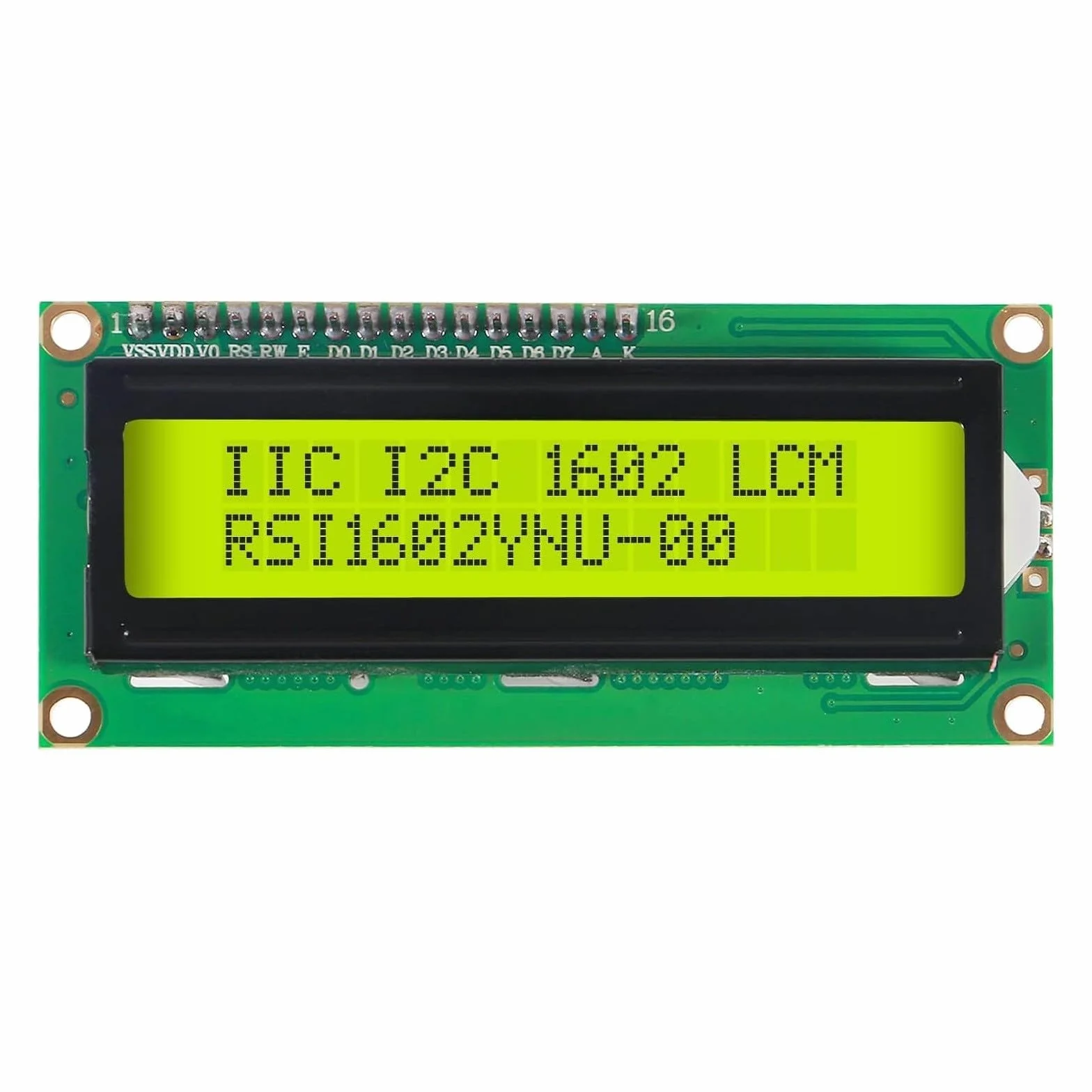 BlissfulAbode Ekran LCD 1602 z regulowaną funkcją podświetlenia, zaprojektowany z myślą o kompatybilności z Pi (B)